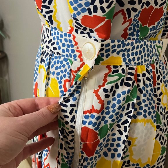 80s handmade maximalist skirt set - Picture 4 of 13